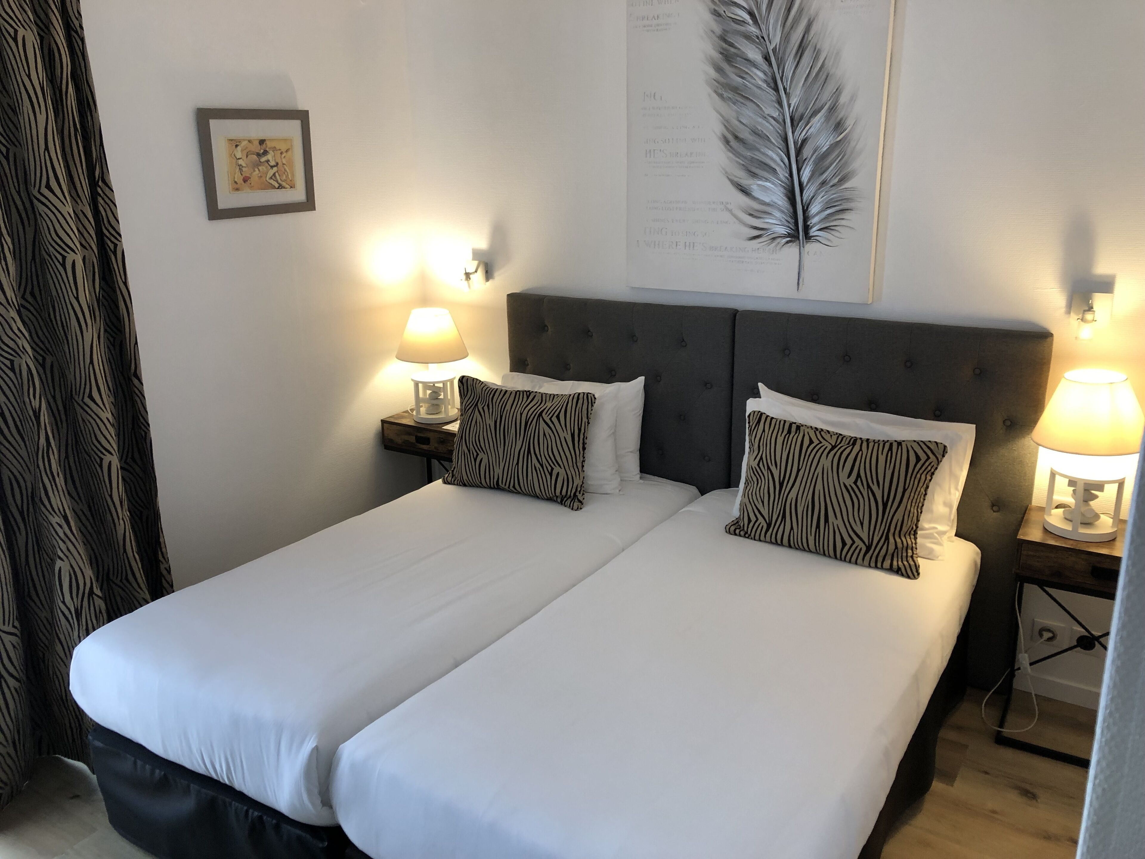 comfort twin room | 1 bedroom, memory-foam beds, minibar, individually decorated