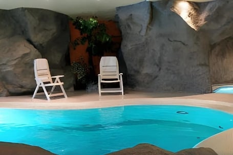 Indoor pool, outdoor pool