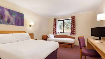 Desk, free cribs/infant beds, free WiFi, bed sheets