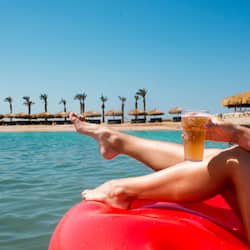 Private beach, sun loungers, beach umbrellas, beach towels