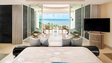 Panoramic Suite, 2 Bedrooms, Ocean View (Balcony) | Egyptian cotton sheets, premium bedding, minibar, in-room safe