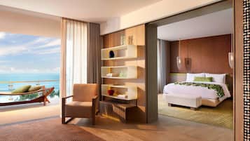 Suite, 1 Bedroom, Non Smoking, Ocean View | Living room