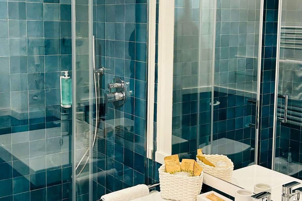 Chambre Signature, balcon, vue mer | Salle de bain