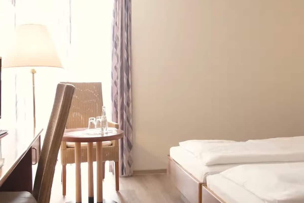 double room | individually furnished, desk, iron/ironing board, cots/infant beds