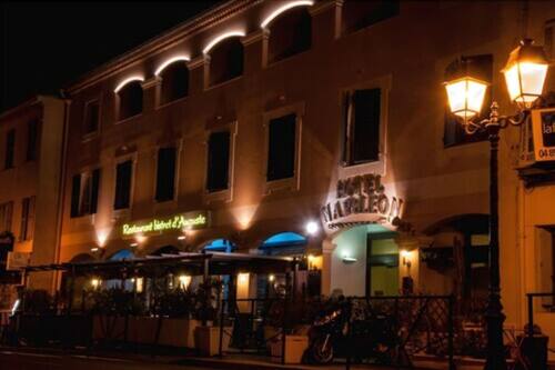 Front of property - evening/night