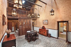 Superior Cottage, 1 Queen Bed | Living area | IPod dock - Yangshuo Village Inn (Guilin)