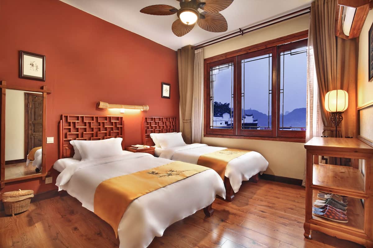 Habitación estándar con 1 cama doble o 2 individuales | 1 dormitorio, ropa de cama hipoalergénica, colchones viscoelásticos