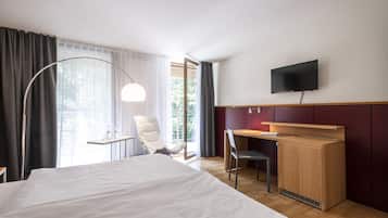 Allergikerbettwaren, Zimmersafe, Schreibtisch, schallisolierte Zimmer