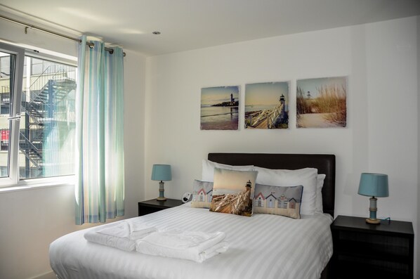 Individually decorated, individually furnished, iron/ironing board