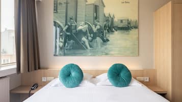 Double Room, City View | Langsir/tirai gelap terus, Wi-fi percuma, cadar katil