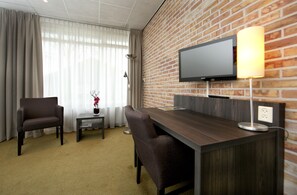 22-inch flat-screen TV with digital channels, TV