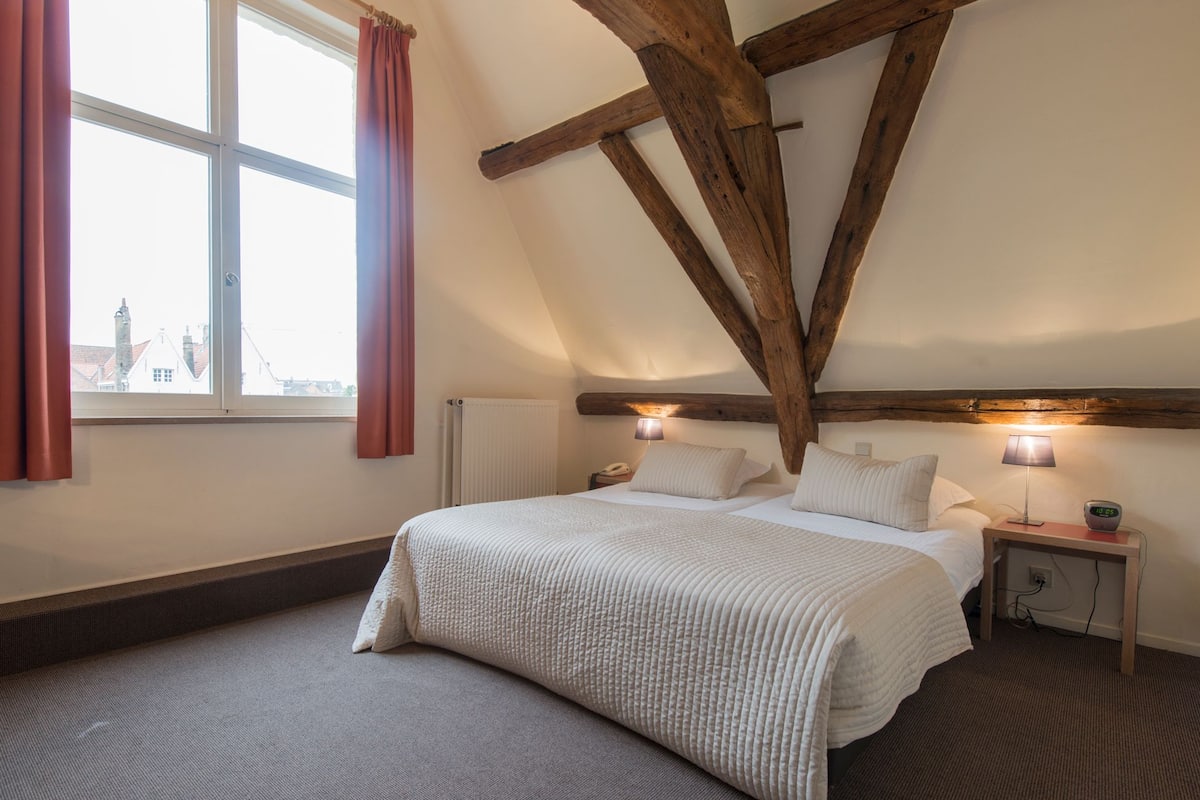 superior double or twin room | in-room safe, desk, laptop workspace, blackout curtains