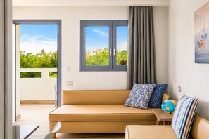 Apartment, 1 Bedroom, Air conditioning, Garden View (4 persons) | 1 bedroom, in-room safe, desk, soundproofing - Sergiani Garden (Hersonissos)