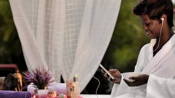 Hot stone massages, Swedish massages, facials, manicures and pedicures