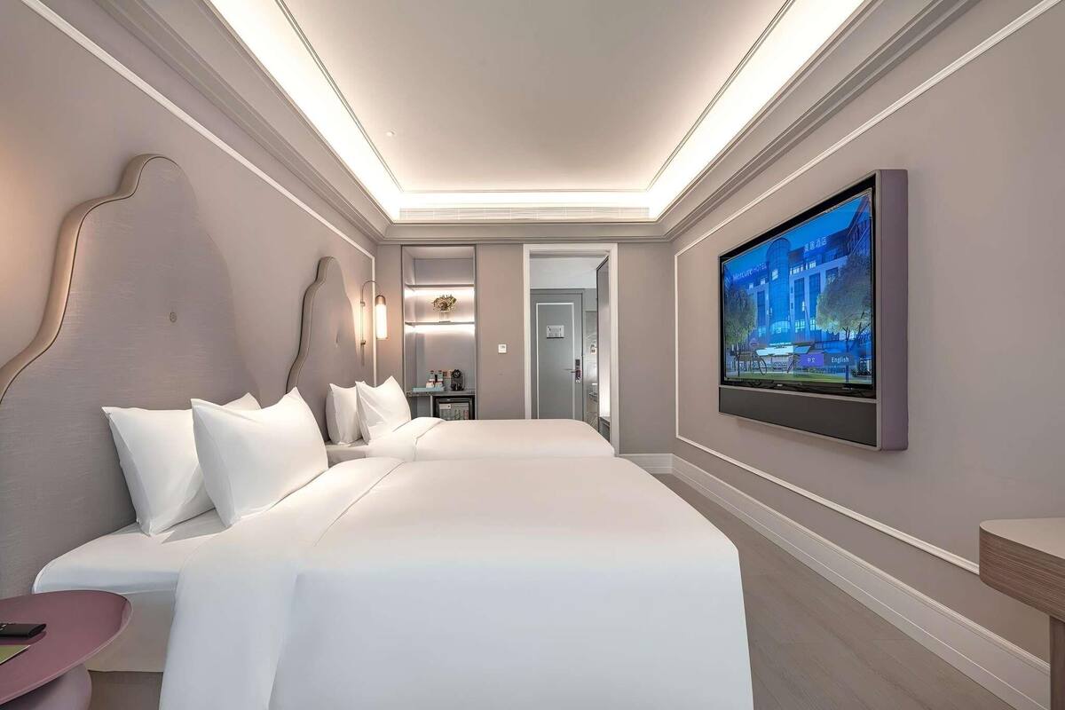 Chambre Deluxe, 2 lits jumeaux | Literie de qualité, couette en duvet