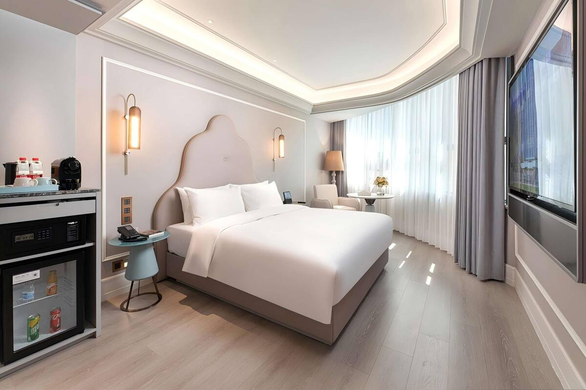 Privilege, Chambre, 1 trÚs grand lit | Literie de qualité, couette en duvet