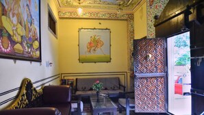 Sitteområde i lobbyen