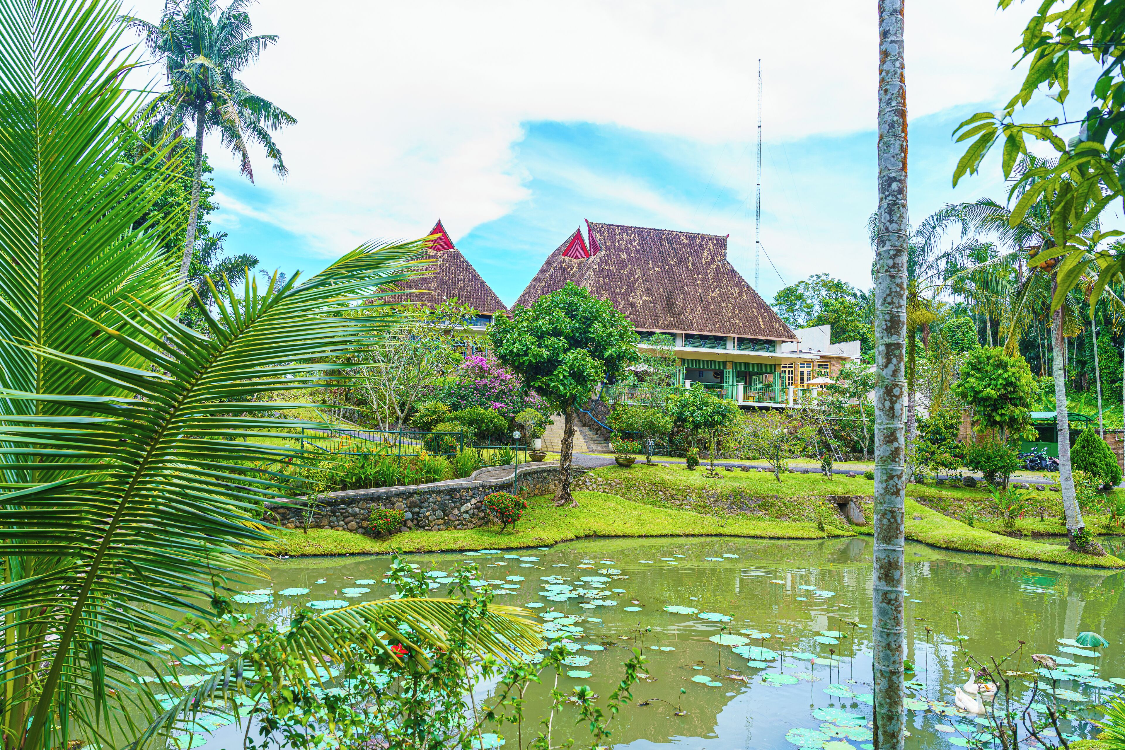 ด้านหน้าที่พัก