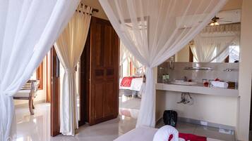 Camera familiare, vista giardino | Vista dalla camera