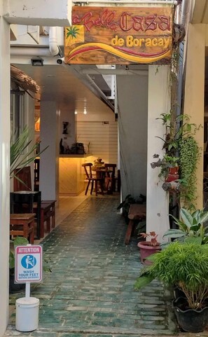 Façade de l’hébergement