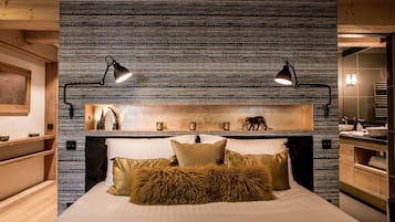 Chalet | Lakens van Egyptisch katoen, luxe beddengoed, pillowtop-bedden