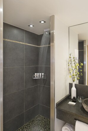 Suite | Phòng tắm | Máy sấy tóc, áo choàng tắm, dép đi trong nhà, khăn tắm 