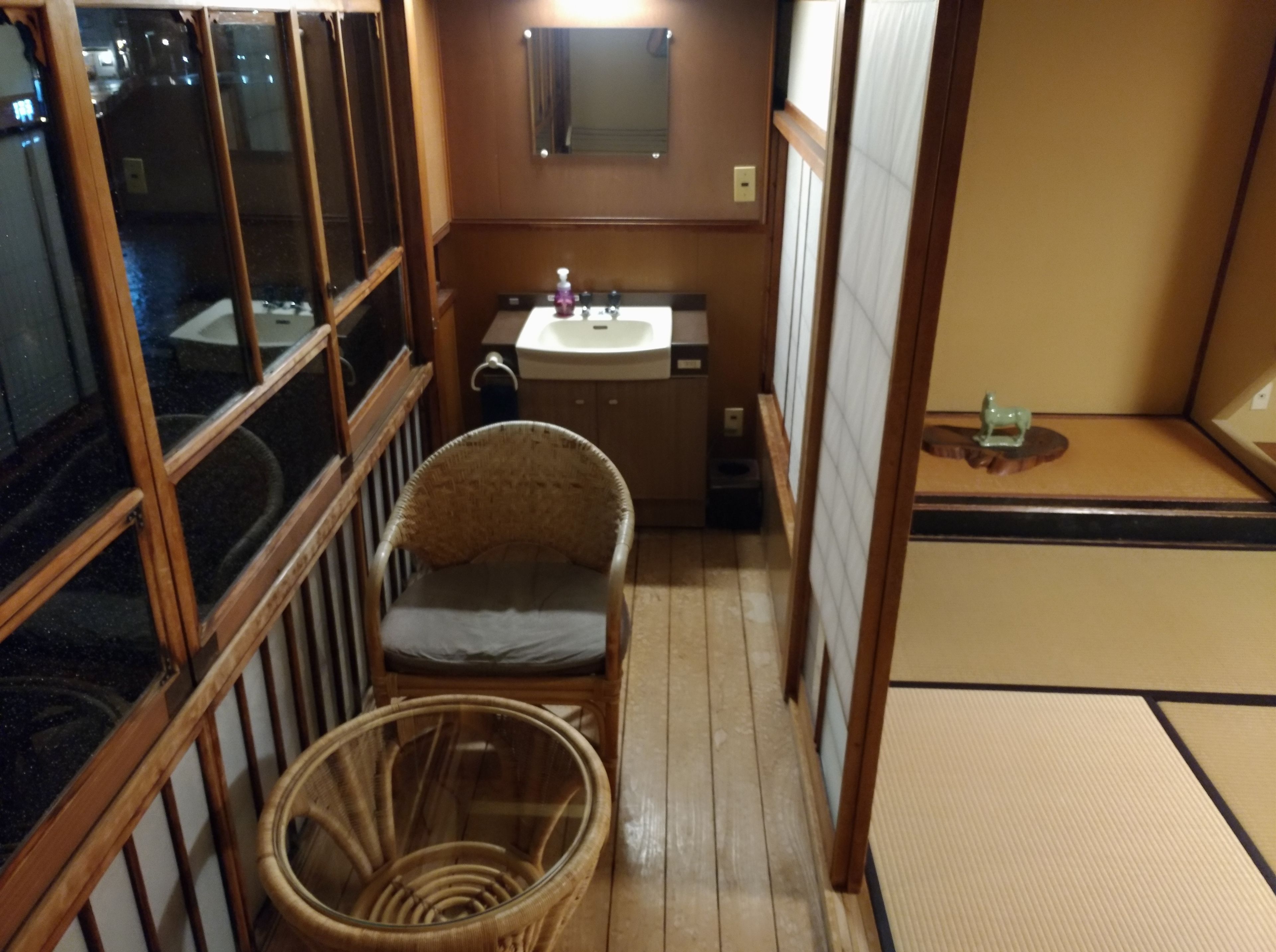 double size japanese futon in mix dormitory, river view | down duvets, in-room safe, individually decorated