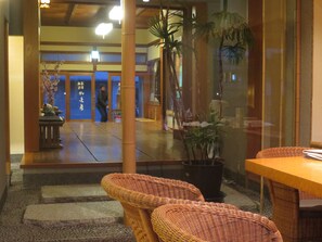Lobby sitting area