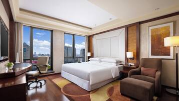 Ropa de cama de alta calidad y minibar