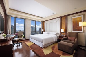 Premium bedding, minibar, in-room safe, desk