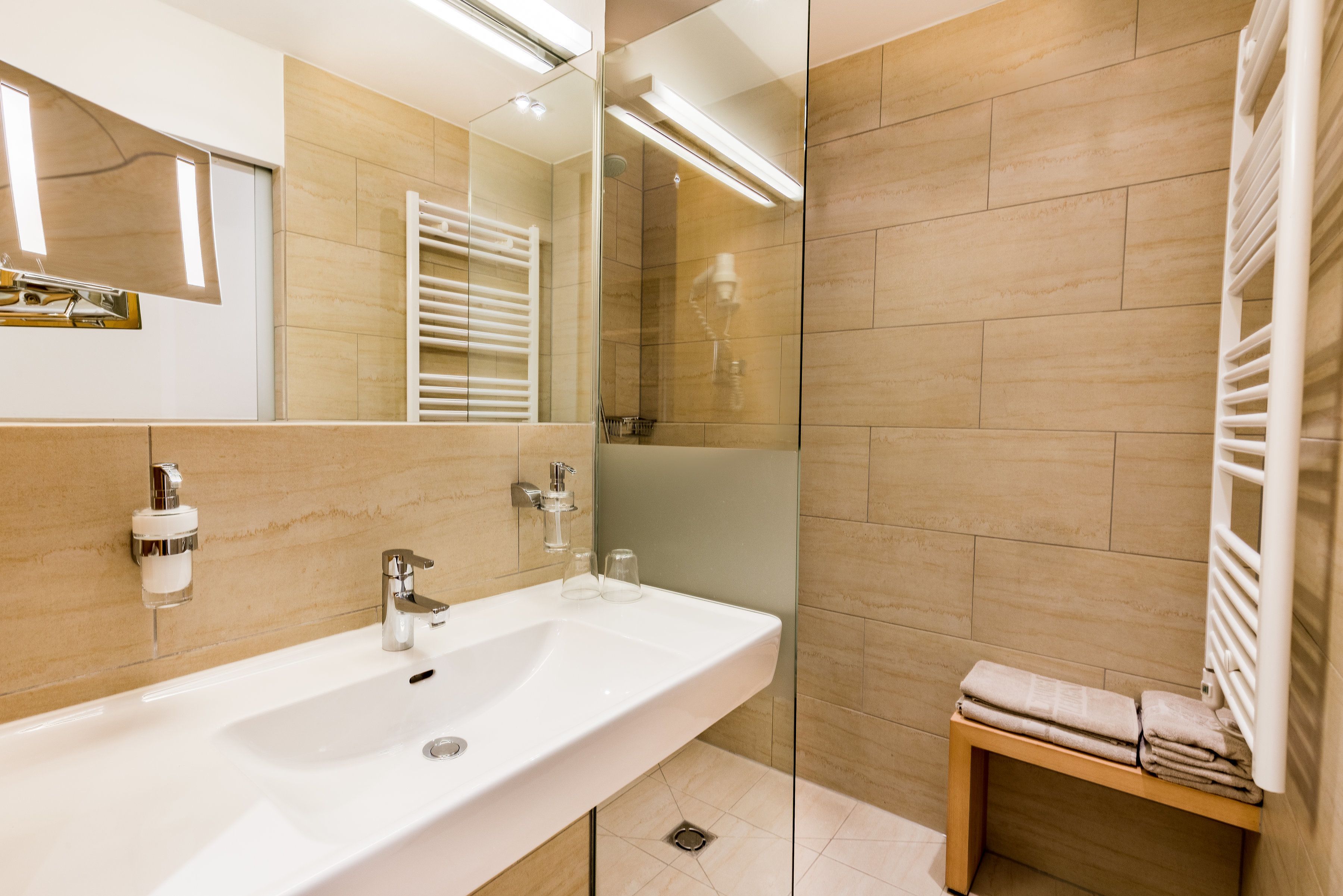 classic double room, balcony | bathroom | deep-soaking bathtub, hair dryer, bathrobes, slippers