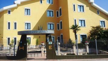 Fassade der Unterkunft