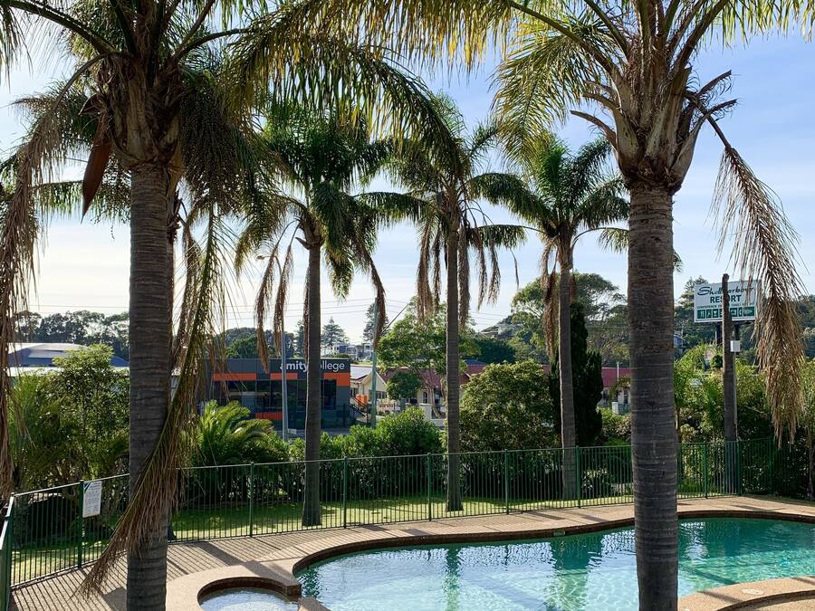 Outdoor pool, open 8:00 AM to 8:30 PM, sun loungers