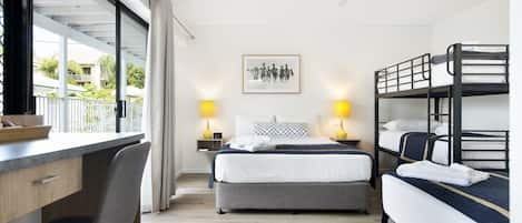 Family Room, Non Smoking | Egyptian cotton sheets, premium bedding, pillow-top beds, in-room safe