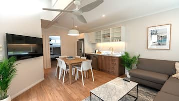 Oasis 2-Bedroom Cabin | Living area