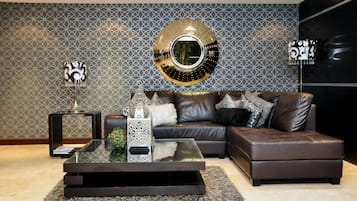 Coin salon dans le hall