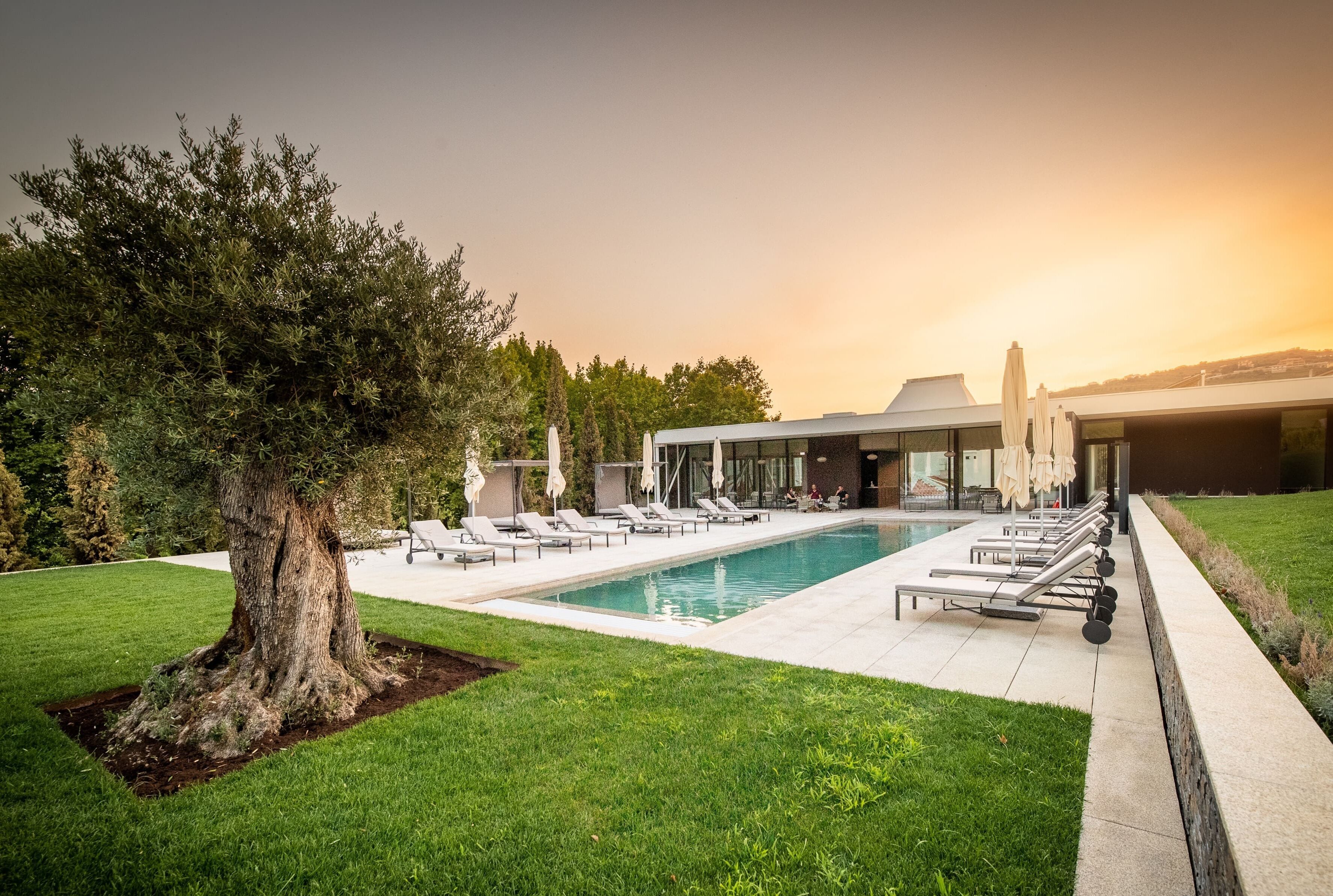 Seasonal outdoor pool, open 10:00 AM to 7:00 PM, pool umbrellas