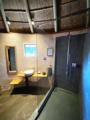 Eco-friendly toiletries, hair dryer, bathrobes, slippers - Addo African Home (Addo)