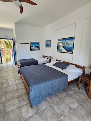 Comfort-Studio, 1 Schlafzimmer, Nichtraucher, Meerblick | 1 Schlafzimmer, Zimmersafe, individuell dekoriert