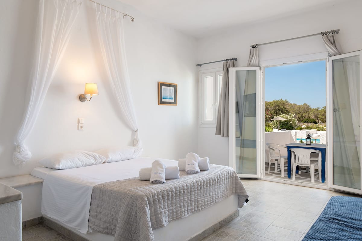 Deluxe Studio Sea View | 1 bedroom, Egyptian cotton sheets, premium bedding, pillowtop beds