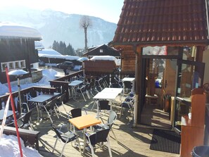 Frühstück, Mittagessen, französische Küche, Speisen im Freien