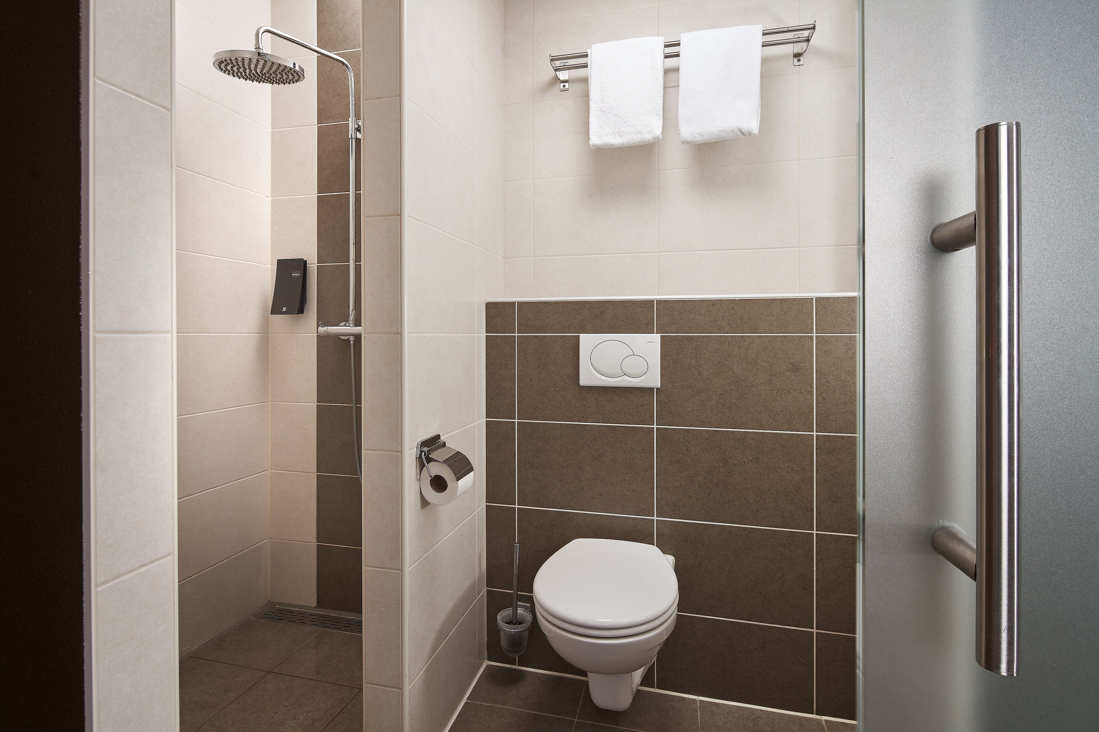 free toiletries, hair dryer, towels