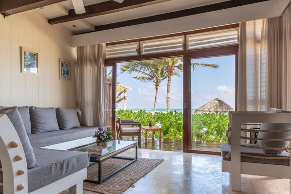 Beachfront Master Suite  | Área de sala de estar