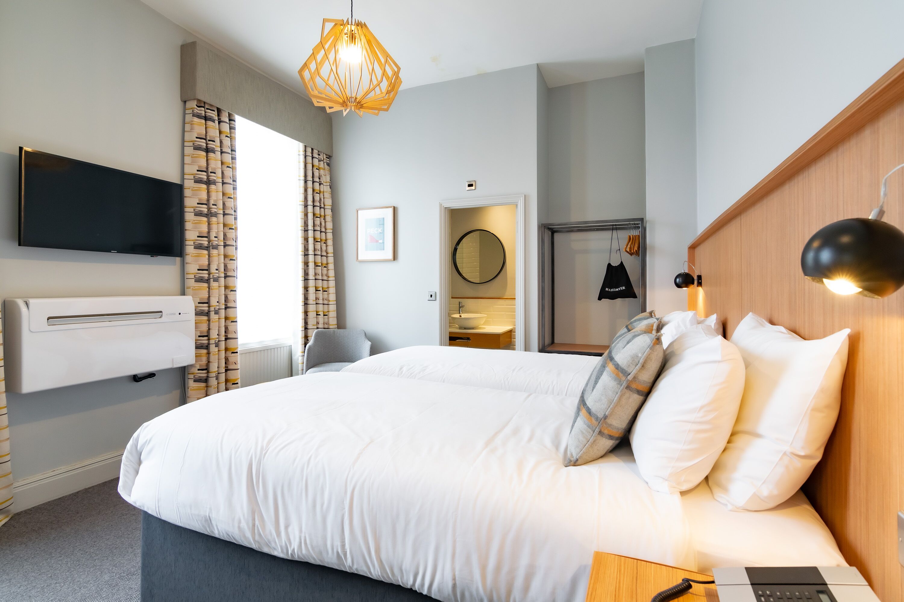 Strykejern/-brett, wi-fi (inkludert) og sengetøy