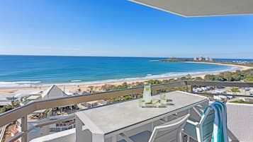 Panoramic Apartment, 3 Bedrooms, Ocean View | Balcony view