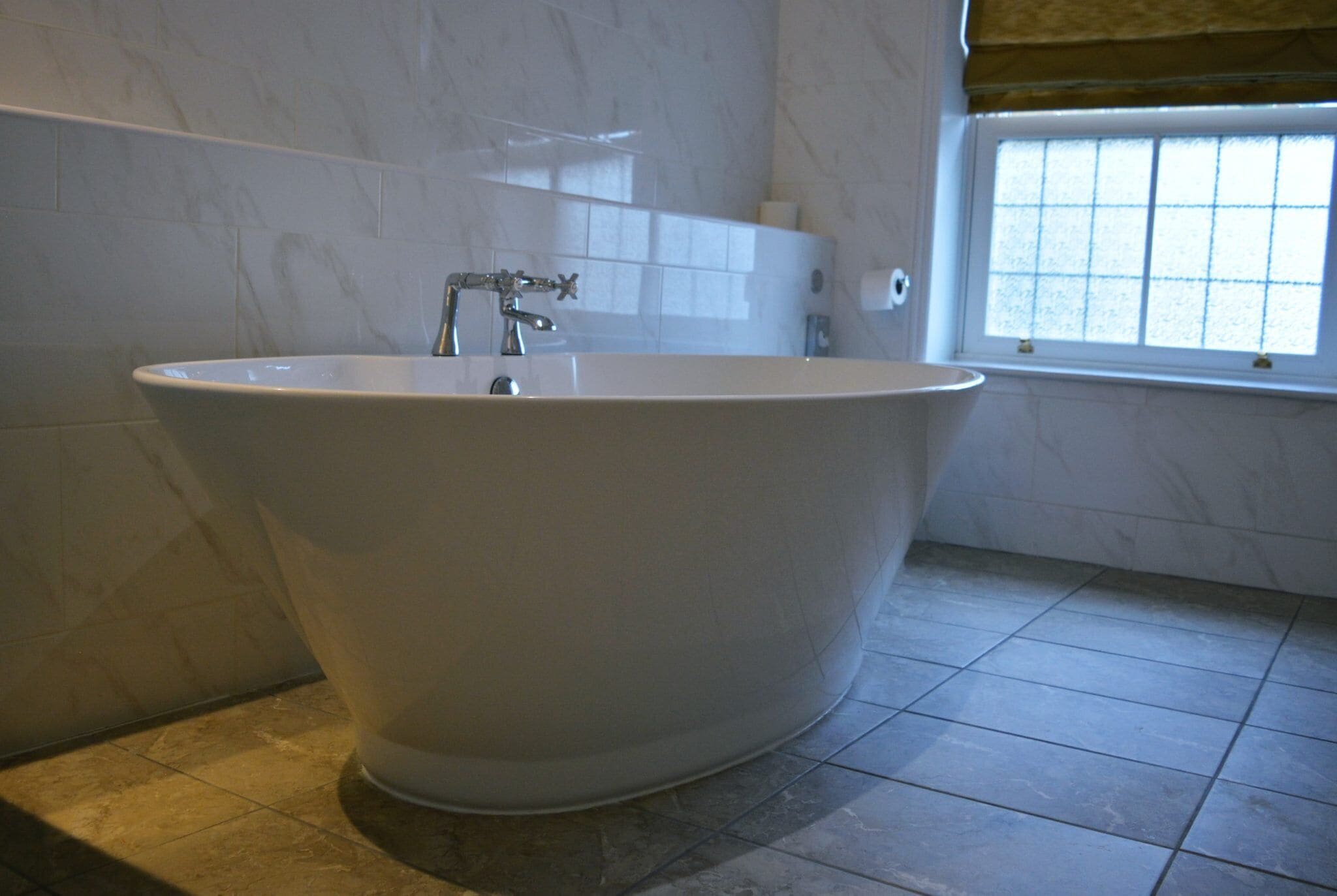 superior double room | bathroom | free toiletries, hair dryer, towels