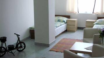 Iron/ironing board, free WiFi, bed sheets