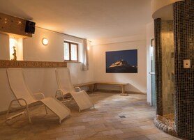 Un sauna, baño turco