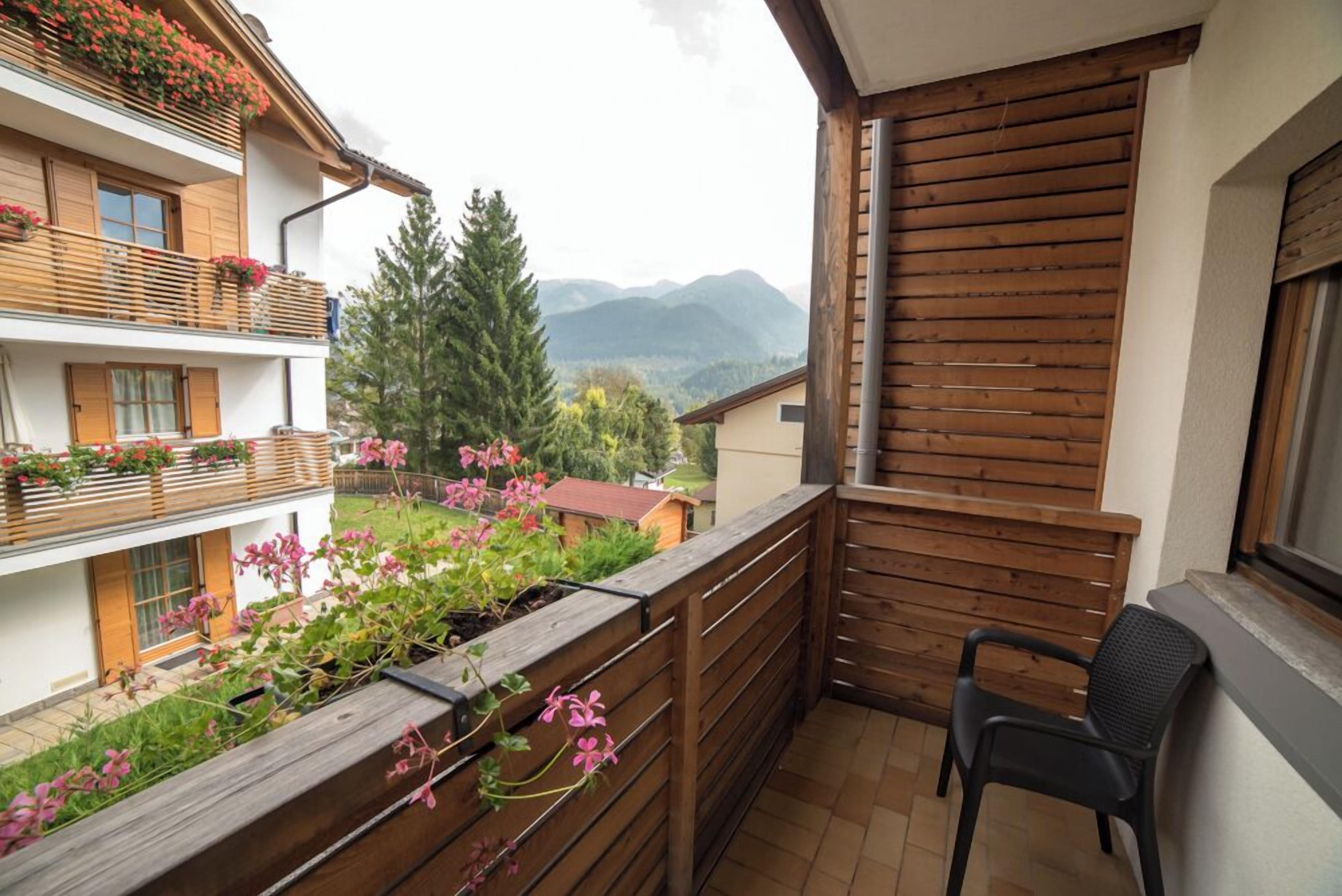 Classic-Dreibettzimmer | Blick vom Balkon
