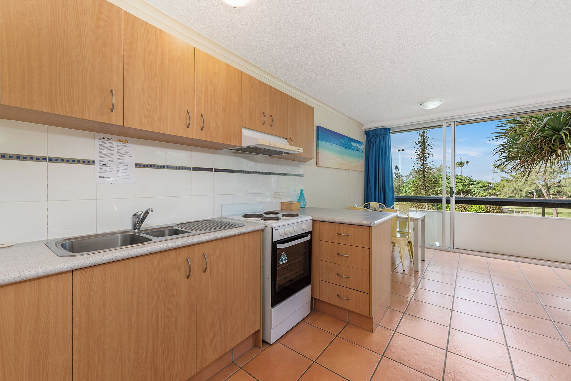 1 bedroom low floor apartment | private kitchen | fridge, microwave, stovetop, cookware/dishes/utensils